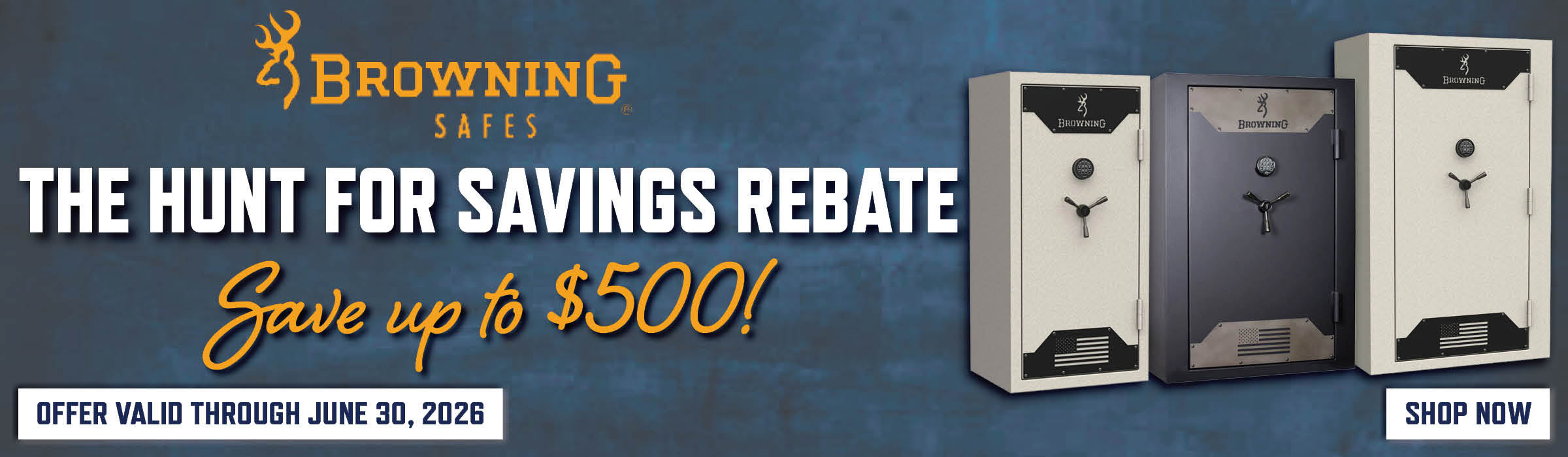 Browning Safes Hunt For Savings Rebate